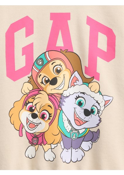 Kız Bebek Açık Pembe Vintagesoft Paw Patrol Gap Logo Sweatshirt fiyatları