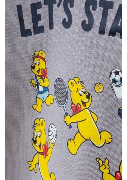 Erkek Çocuk Baskılı Sweatshirt Lacivert SW306 fiyatları