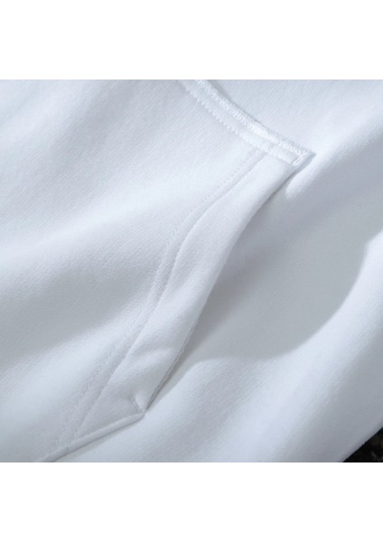 Break Lımıts Tasarım Sırt Baskılı Beyaz Sweatshirt fırsatları