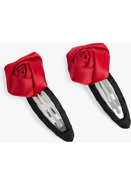 Gül Detaylı 2'li Toka Seti