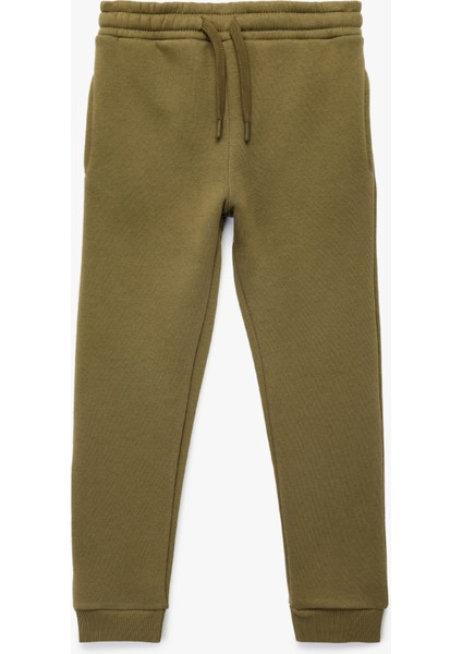 Beli Lastikli Cepli Şardonlu Basic Jogger Eşofman Altı