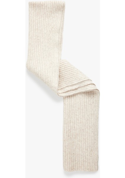 Uzun Triko Dokulu Atkı