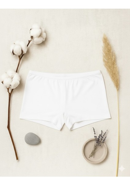 6'lı Set Doğal Kadın Pamuk Boxer Külot - Nefes Alan ve Cilt Dostu Rahatlık