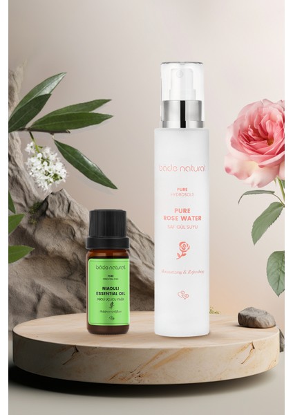 Gül Suyu Aydınlatıcı ve Arındırıcı Tonik & Nioli Uçucu Yağ %100 Doğal ve Saf indirimleri