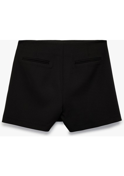 Aksesuar Detaylı Kruvaze Mini Şort Etek fiyatları