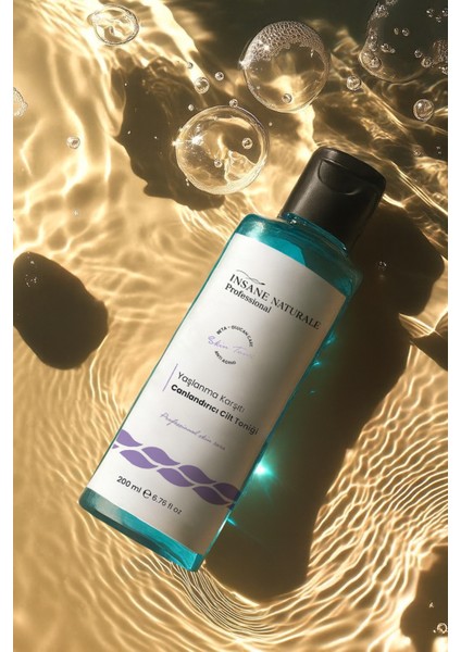 INSANE NATURALE Tonik - Yaşlanma Önleyici, Canlandırıcı, Cilt Gözeneklerinin Sıkılaşmasını Sağlayan Tonik 200 ml fırsatları