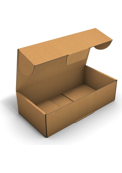 Ondüle 24,5X12,5X6,5 cm Testliner E-Ticaret Kargo Gönderi Kutusu