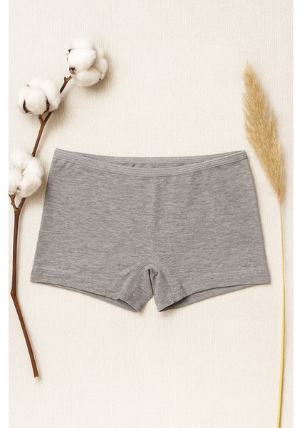 6'lı Set Doğal Kadın Pamuk Boxer Külot - Nefes Alan ve Cilt Dostu Rahatlık