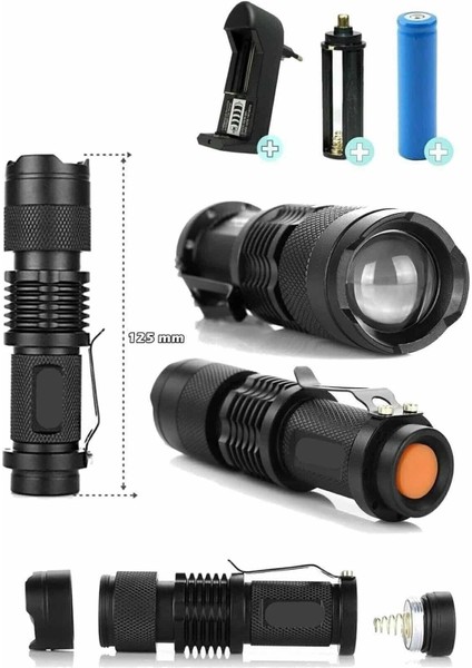 Zoomlu El Feneri Su Geçirmez El Feneri Kama Star KM82 fırsatları