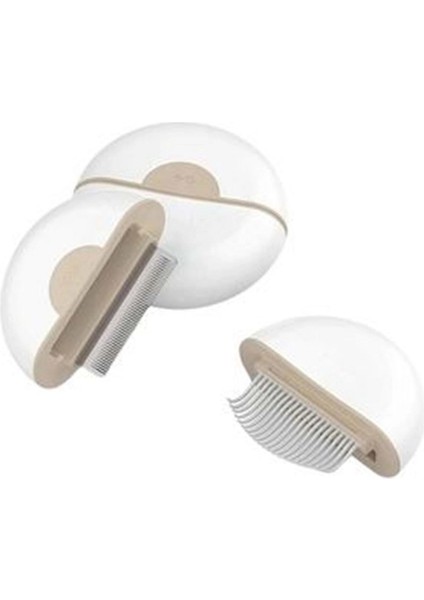 Kedi Köpek Tüy Toplayıcı 2’li Tarak Seti, Çift Taraflı Evcil Hayvan Tüy Bakım Fırçası, Dökülen Tüy Temizleme