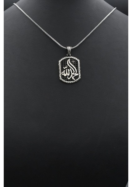 Hamd Olsun Arapça Yazlı 925 Ayar Gümüş Kolye Zincir 902393 fırsatları
