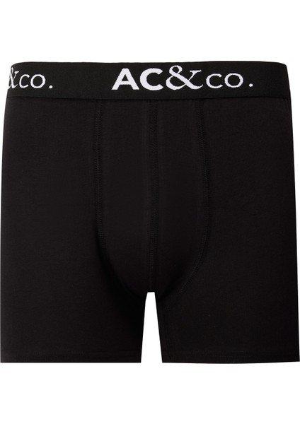 AC&Co / Altınyıldız Classics Erkek Siyah Pamuklu Esnek 3'lü Boxer Paketi modelleri