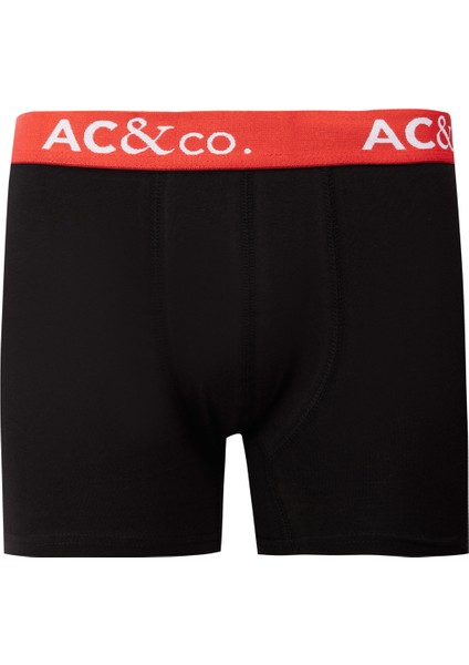 AC&Co / Altınyıldız Classics Erkek Siyah Pamuklu Esnek 3'lü Boxer Paketi fırsatları