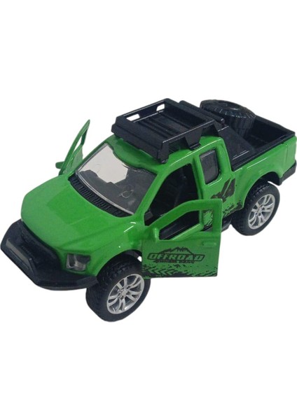 Çek Bırak Metal Arazi Aracı 13 cm - Yeşil (Lisinya) fiyatları