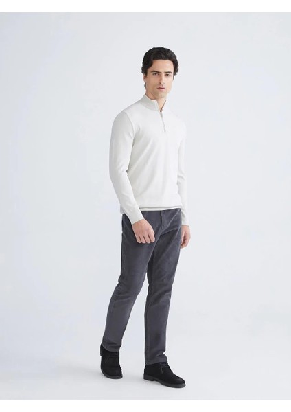 Standart Kalıp Kadife Erkek Chino Pantolon (W5)