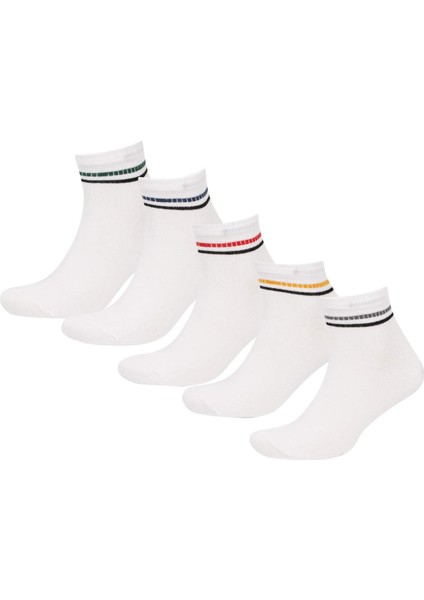 Erkek 5'li Pamuklu Soket Çorap C0167AXNS