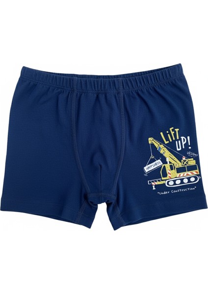 Özkan 31802 5'li Paket Erkek Çocuk Karışık Renkli Desenli Pamuklu Yumuşak Rahat Şort Boxer