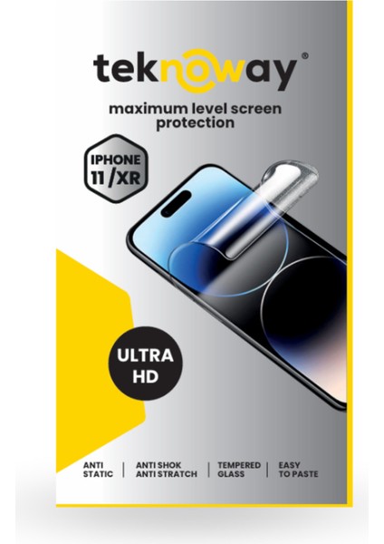 iPhone 11/xr Antistatik Ekran Koruyucu Ultra Hd