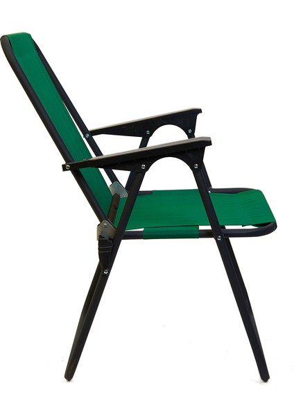 Litea Kamp Sandalyesi Katlanır Piknik Sandalye ve Bardaklık Yeşil