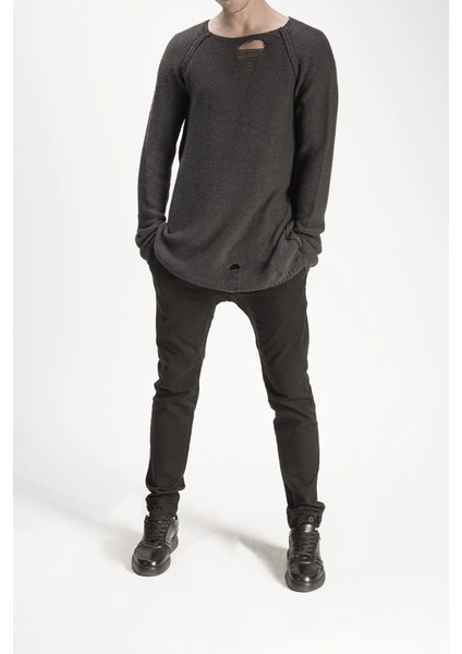 Holymoly Destroyed Look Kazak Navy