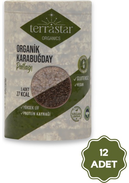 Organik Karabuğday Patlağı 12'li Paket