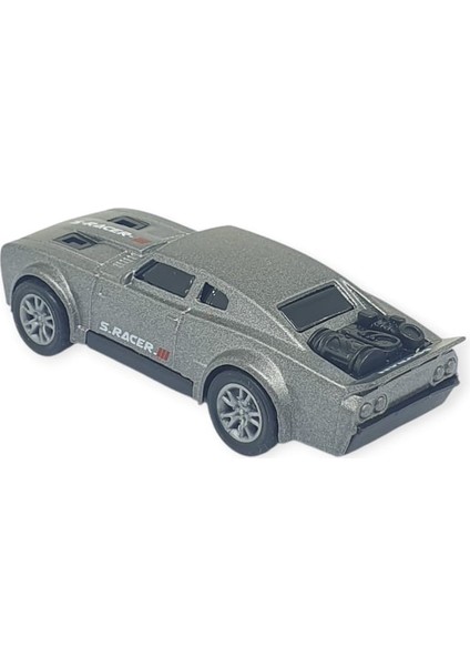 Çek Bırak Metal Küçük Arabalar 8 cm - SH40031 - Gri (Lisinya) modelleri
