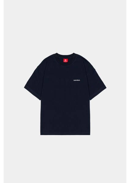 Lacivert Basic Oversize Fit Tişört