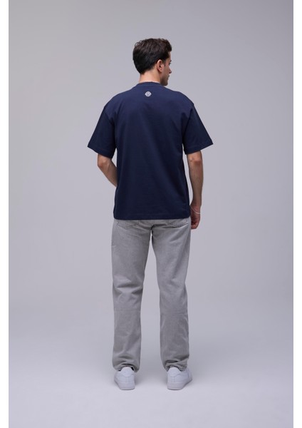 Lacivert Basic Loose Fit Tişört modelleri