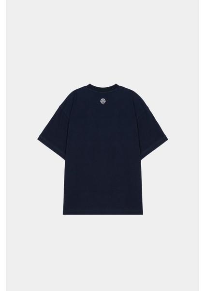 Lacivert Basic Loose Fit Tişört