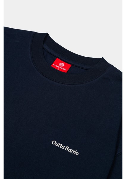 Lacivert Basic Loose Fit Tişört