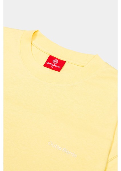 Sarı Basic Oversize Fit Tişört
