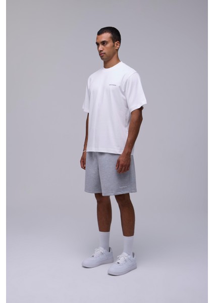 Kırık Beyaz Oversize Melek Baskılı Tişört modelleri