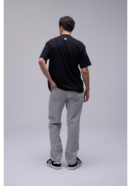 Siyah Basıc Loose Fıt Tişört modelleri