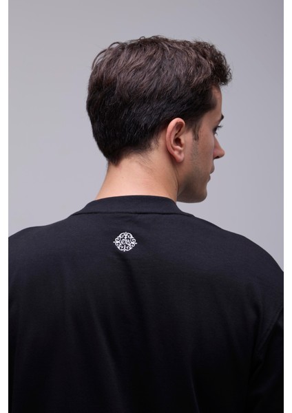 Siyah Basıc Loose Fıt Tişört indirimleri