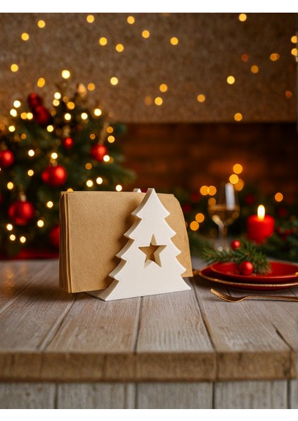 Yılbaşı Temalı Peçetelik I Yılbaşı Ağaçlı Peçetelik