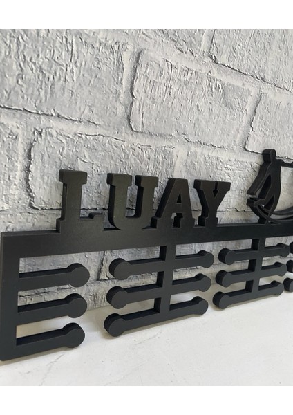 Futbol Kişiye Özel Madalya Askısı – 10 mm Siyah Mdf – Sporcu Isimli Askılık fiyatları