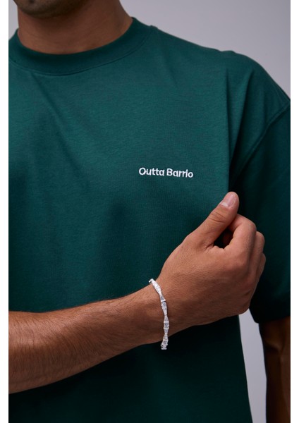 Yeşil Basic Oversize Fit Tişört indirimleri