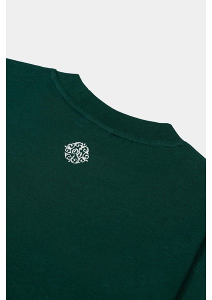 Yeşil Basic Oversize Fit Tişört