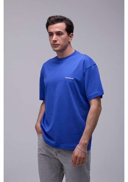 Saks Mavisi Basic Loose Fit Tişört modelleri