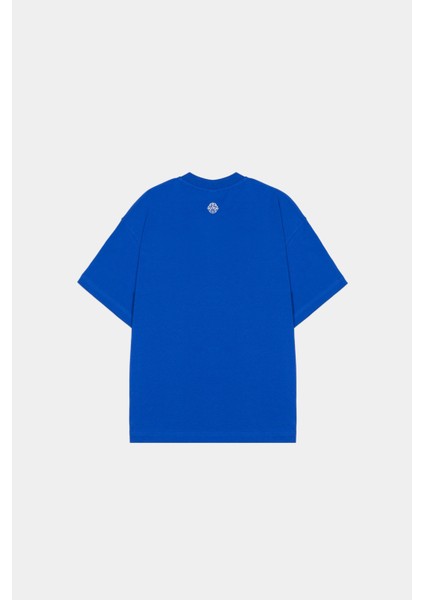 Saks Mavisi Basic Loose Fit Tişört