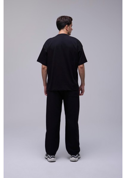 Siyah Oversize Greyhound Club Baskılı Tişört fiyatları