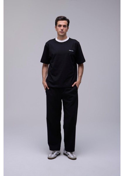 Siyah Oversize The Marginalia Baskılı Tişört fiyatları