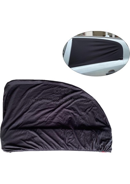 Elastik Oto Yan Cam Bebek Güneşlik Araba Perdesi Hatchback Uyumlu 1 Adet