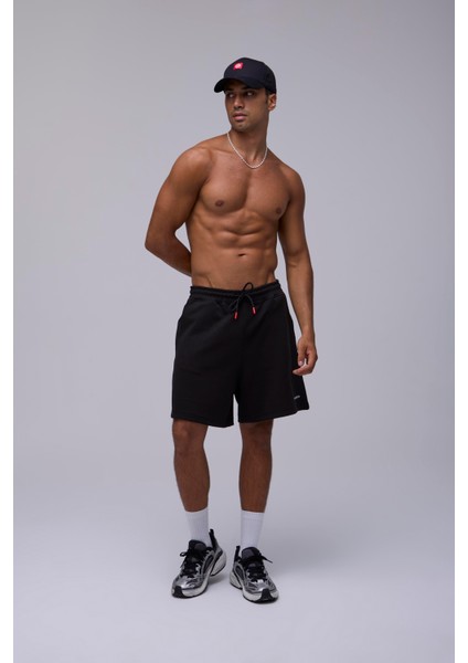 Siyah Oversize Geniş Kesim Şort fiyatları