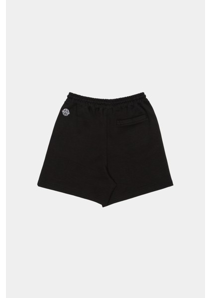 Siyah Oversize Geniş Kesim Şort