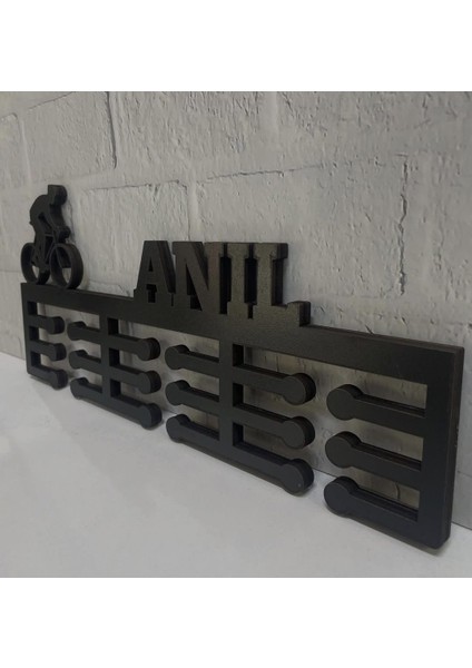 Bisiklet Sporcu Kişiye Özel Madalya Askısı – 10 mm Siyah Mdf – Dekoratif Askılık fiyatları