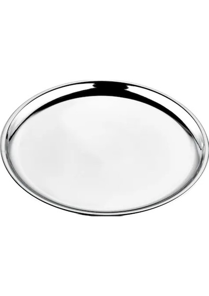 Paslanmaz Düz Tabak 25CM 6 Adet