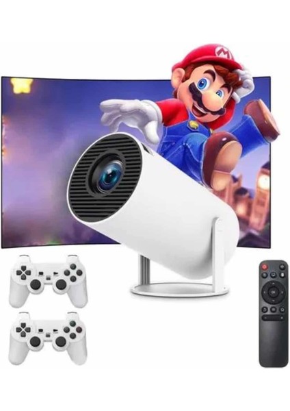 Taşınabilir Android Projeksiyon Ayaklı Çift Kollu 4K Çözünürlüklü Sinema Projeksiyonu modelleri