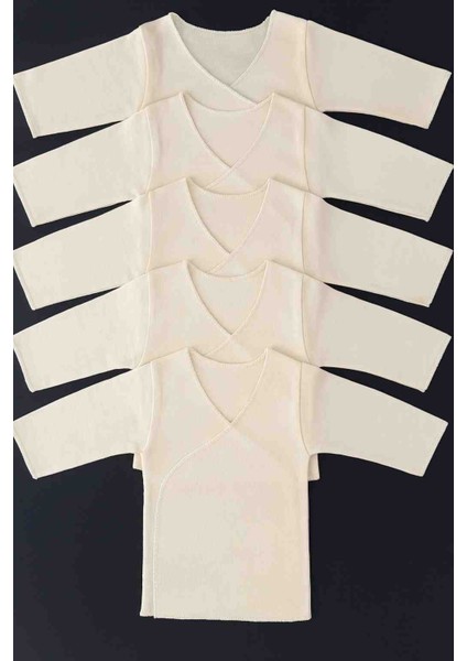 5'li Bebek Iç Zıbın Yeni Doğan %100 Pamuklu