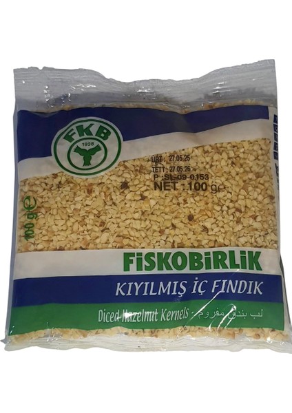 Kıyılmış Fındık 100G